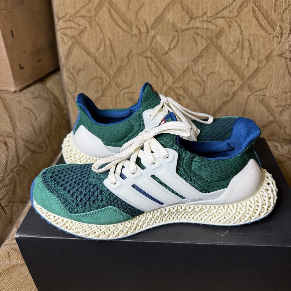 adidas Consortium Ultra 4D Packer Shoes Forest Navy G55226 Men's Size 8 Sneakers - Picture 4 of 10
